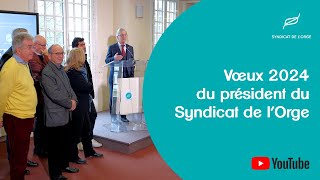 Discours des vœux du Syndicat de lOrge 2024 [upl. by Bamby180]