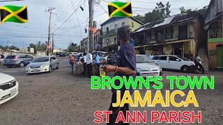 BROWNS TOWN JAMAICA ONE OF THE BEST TOWN IN JAMAICA [upl. by Kerred]