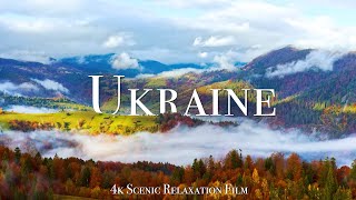 Ukraine 4K  Scenic Relaxation Film With Calming Music [upl. by Ahsiuqet]