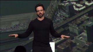 Project Glass Live Demo At Google IO [upl. by Elcarim756]