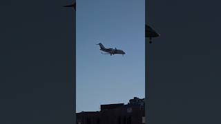 Bombardier Challenger 650 arriving at LAX N216QS aviation planespotting bombardier airport [upl. by Noonberg]