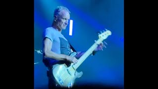 Awesome opener quotMessage In A Bottlequot by Sting live in concert Boston 10524 Classic Police tune [upl. by Hselin]