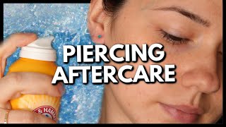 Piercing Aftercare  How To Take Care of New Piercings [upl. by Relyat759]