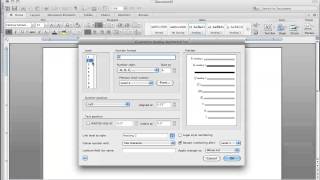 Format headings using list styles in Word for Mac 2011 [upl. by Ayikal365]