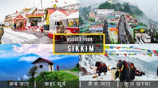 Sikkim Budget Tour Plan 2023  Sikkim Tour Guide  How To Plan Sikkim Trip In A Cheap Way [upl. by Bridges]