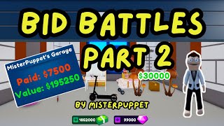 ROBLOX  Becomes A Millionaire In Bid Battles  Part 2 [upl. by Anastice]