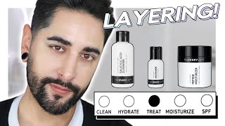 How To ACTUALLY Layer Your Skincare Routine  Ft The Inkey List A D ✖ James Welsh [upl. by Gathard]