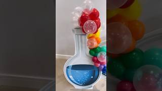 🧪💙❤️💛COLOURFUL CREATIONS💛❤️💙🧪 balloonstylist balloontutorial partydecoration balloons [upl. by Yorled455]