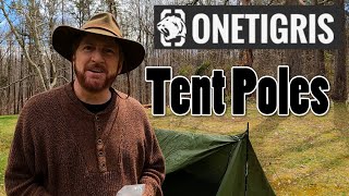 One Tigris Backwoods Bungalow Tent Poles  quotBushcraft Bungaloquot [upl. by Dorrie302]