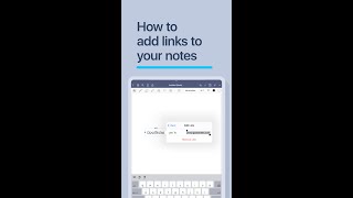 GoodNotes 101 Series Add links to your notes [upl. by Ahsiadal]