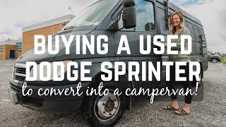 Buying a Sprinter Van for Conversion What to Look For amp How to Find One [upl. by Maitilde]