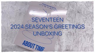 UNBOXINGGIVEAWAY SEVENTEEN 2024 SEASONS GREETINGS UNBOXING [upl. by Amekahs]