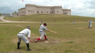 A friendly game of baseball 1861 style [upl. by Stoughton]