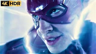 Flash saves Justice league  Flash Saves the Day Scene 4K HDR  Snyder Cut [upl. by Orelu230]