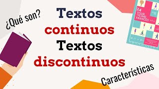 ¿Qué son los textos continuos y discontinuos con ejemplos│ Español para Secundaria Primer año [upl. by Adne389]