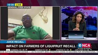 Juice Recall  Impact of Liquifruit recall on farmers [upl. by Yrag]