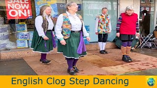 English clog step dance  Gloucester Folk Trail 2022 [upl. by Drofliw]