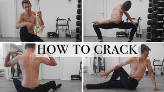 How To Crack Your Own Upper And Lower Back ★ DIY Instructions ★ Improve Posture Feel Better [upl. by Eiuqram]