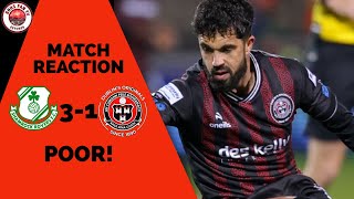 MATCH REACTION SHAMROCK ROVERS 31 BOHEMIANS [upl. by Moorefield95]