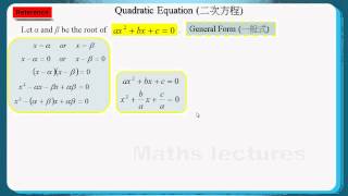 HKDSE Practice Maths Core Paper 1 Q17 Complex Number Quadratic equation sum and product of roots [upl. by Jonette35]