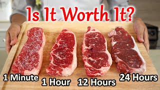 Is Salting Steak Overnight Worth It [upl. by Htaek]