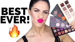 MUST HAVE EYESHADOW PALETTES  BEAUTY FAVORITES 2017 [upl. by Anaib]