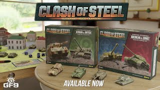 Clash of Steel  Tabletop Tank Battles  Trailer 2024 [upl. by Zillah]