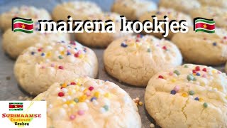 🇸🇷 surinaamse maizena koekjes gomma koekjes  cornstarch cookies  EN subtitle [upl. by Bogoch]