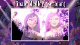 BarbiePrincess amp Popstar  Finale Medley Serbiansrpski [upl. by Ahsekal]