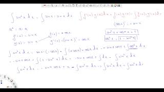 Formula de integrare prin parti  Integrala din sin patrat de x [upl. by Kramnhoj]