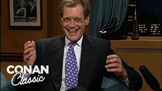 David Letterman On quotLate Night With Conan OBrienquot 022894  Late Night with Conan O’Brien [upl. by Japeth]