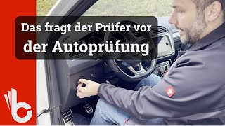 Das fragt der Prüfer vor der Autoprüfung Fahrtechnische Vorbereitung [upl. by Reese]