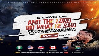 AND THE LORD DID WHAT HE SAID DAY 4  NSPPD  14TH NOVEMBER 2024 [upl. by Fesuy]