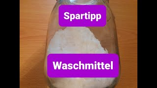 Spartipp  Waschmittel selber machen [upl. by Yenot]