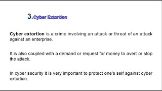 What is Cyber Extortion HindiEnglish [upl. by Goraud]