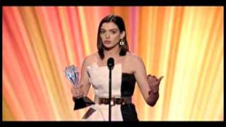 Anne Hathaway Accepting Critics Choice Award [upl. by Shipp746]