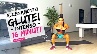 Allenamento Glutei Intenso 16 minuti  Esercizi per rassodare i glutei [upl. by Omsare845]