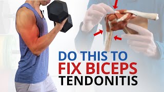 4 Unique Exercises to Fix Biceps Tendonitis Don’t Stretch [upl. by Sou]