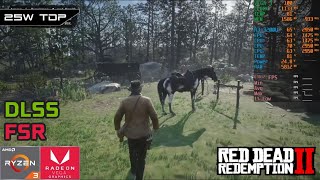 Red Dead Redemption 2  DLSSFSR  AMD Ryzen 3 3200U Vega 3  Gameplay Benchmark [upl. by Naam]