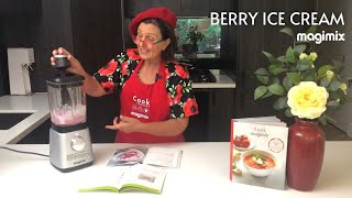 Berry Ice Cream with the Power Blender  Magimix 5 Minute Tips [upl. by Atteuqehs765]