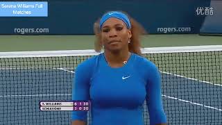 2013 Toronto Second Round Highlights  Serena Williams vs Francesca Schiavone [upl. by Ardnalahs385]