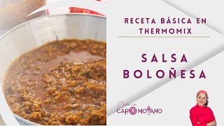 06  Salsa Boloñesa con Thermomix [upl. by Dey806]