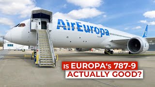 VLOG TRIP REPORT  AIR EUROPA Boeing 7879 ECONOMY  Madrid  São Paulo [upl. by Nerreg643]