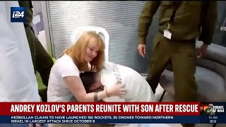 Andrey Kozlovs parents interview after his rescue from Gaza [upl. by Vas933]