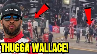 Full Video EMERGES on BUBBA WALLACE ARIC ARIMOLA Incident NASCAR RESTRAINED ARIC HE HAD ENOUGH [upl. by Nogaem]