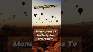 5 Affirmations for Money and Wealth 😍 Powerful Abundance Manifestation Statements [upl. by Aissert]