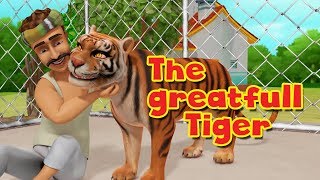 The Grateful Tiger  Moral Stories for Kids in English  Infobells [upl. by Reger]