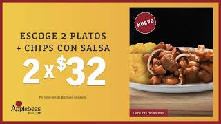 Oferta 2x32  Applebees [upl. by Airam]