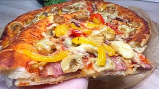 🍕PIZZA de casa REȚETĂ UȘOARĂ cu TOATE SECRETELE 😍👌домашняя пицца рецептPerfect PIZZA at Home [upl. by Langelo898]