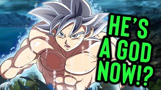 GOKU BECOMES A GOD Ultra Instinct Perfected  Dragon Ball Super [upl. by Lauree]